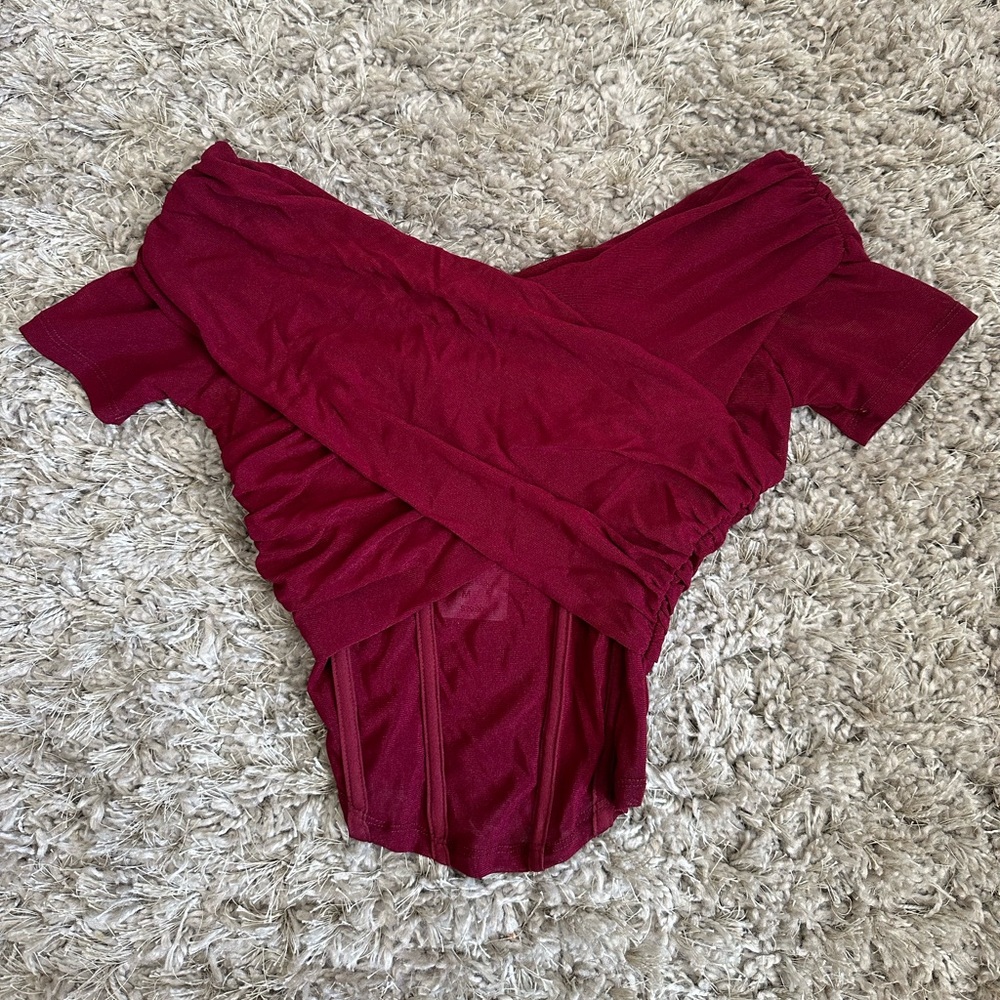 Windsor “corset” crop top